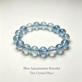 High Ice Flash Aquamarine Bracelet Side View – The Crystal Place