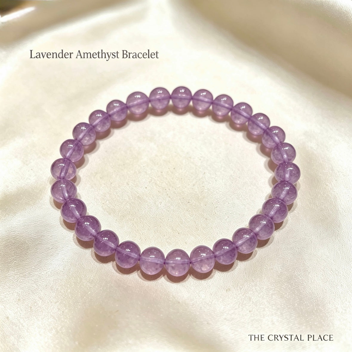 Lavender Amethyst 8mm Close Up – The Crystal Place
