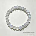 Natural Blue Moonstone Bracelet Side View – The Crystal Place