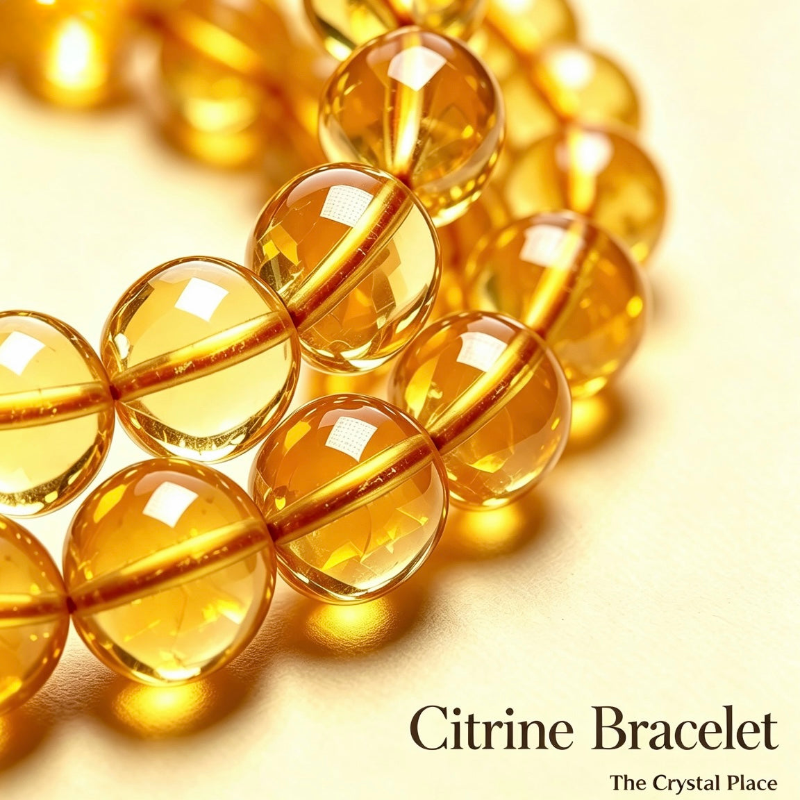 Natural High Grade Citrine Bracelet Detail – The Crystal Place
