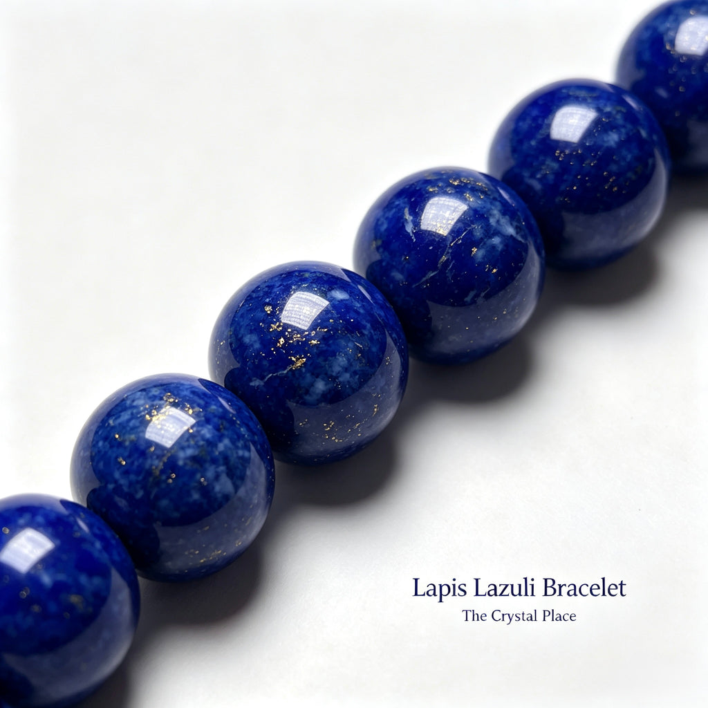 Natural Lapis Lazuli Bracelet Detail – The Crystal Place