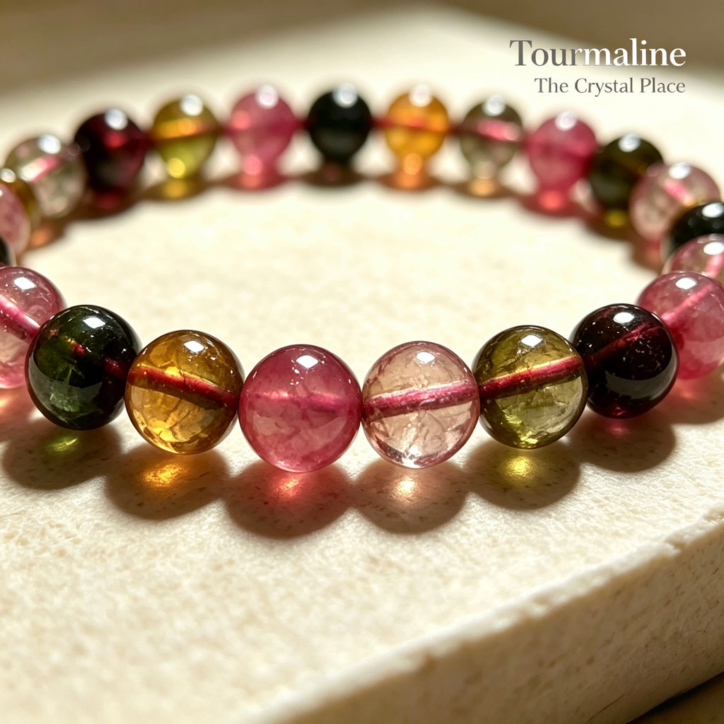 Natural Tourmaline Bracelet Detail – The Crystal Place