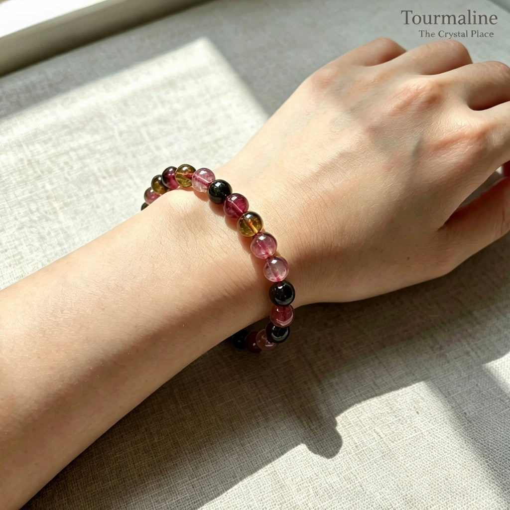 Natural Tourmaline Bracelet Lifestyle – The Crystal Place