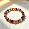 Natural Tourmaline Bracelet Side View – The Crystal Place