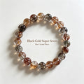 Premium Natural Black Super Seven Bracelet  Side View – The Crystal Place