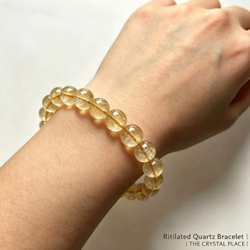 Rutilated Quartz Bracelet Lifestyle – The Crystal Place
